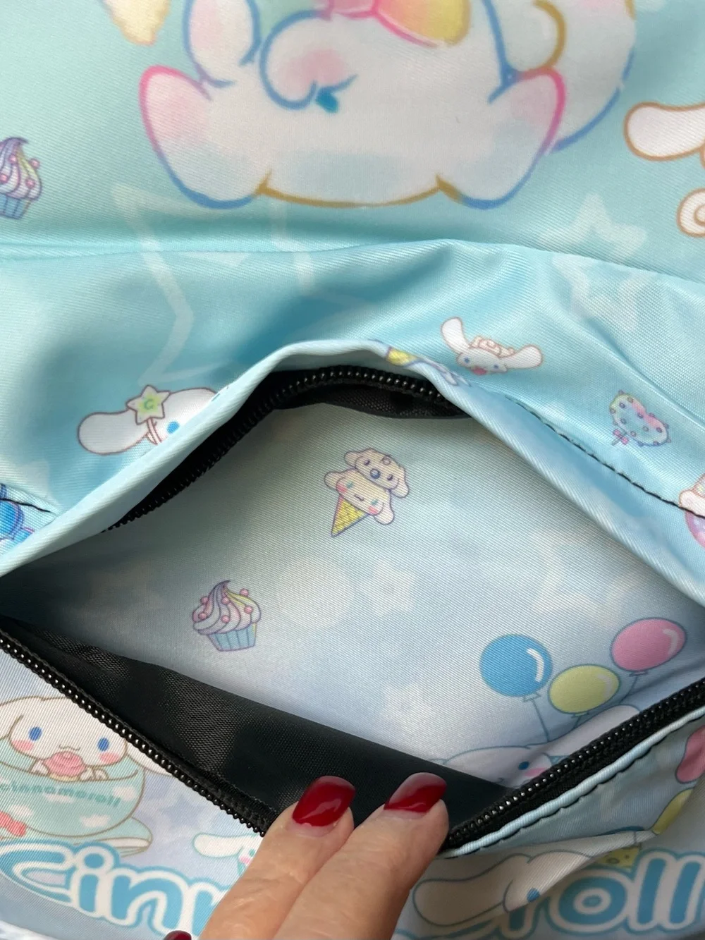 Cinnamoroll New Kids Backpack - Light Blue Cute Character Design